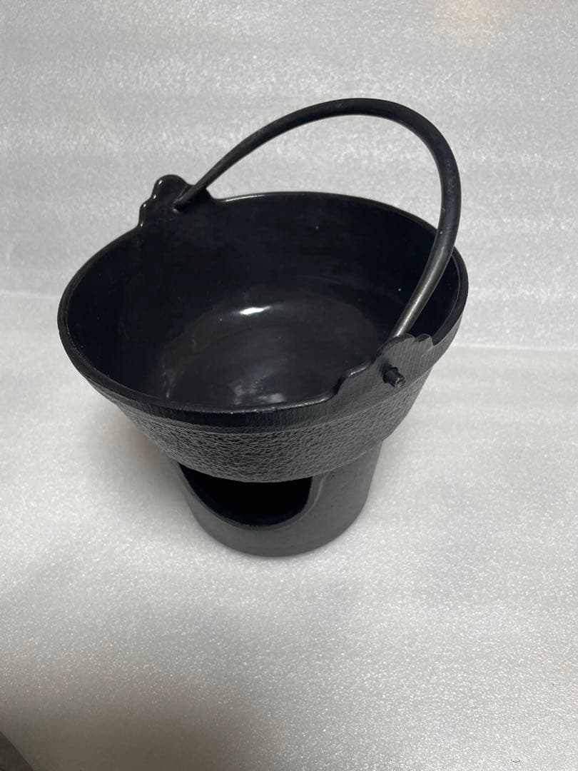 未使用　イシガキ　鋳鉄鍋 やまが鍋17cm &コンロ4点セット