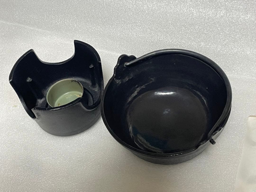 未使用　イシガキ　鋳鉄鍋 やまが鍋17cm &コンロ4点セット