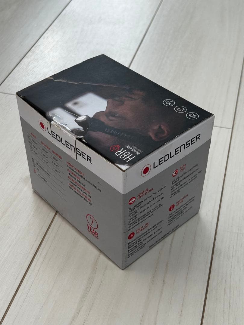 LEDLENSER H8R ヘッドランプ 交換用バンド付き