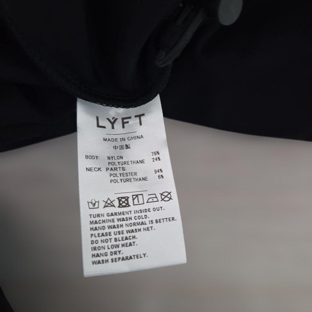 LYFT リフトブラック 2WAYメンズトレーニングウエア