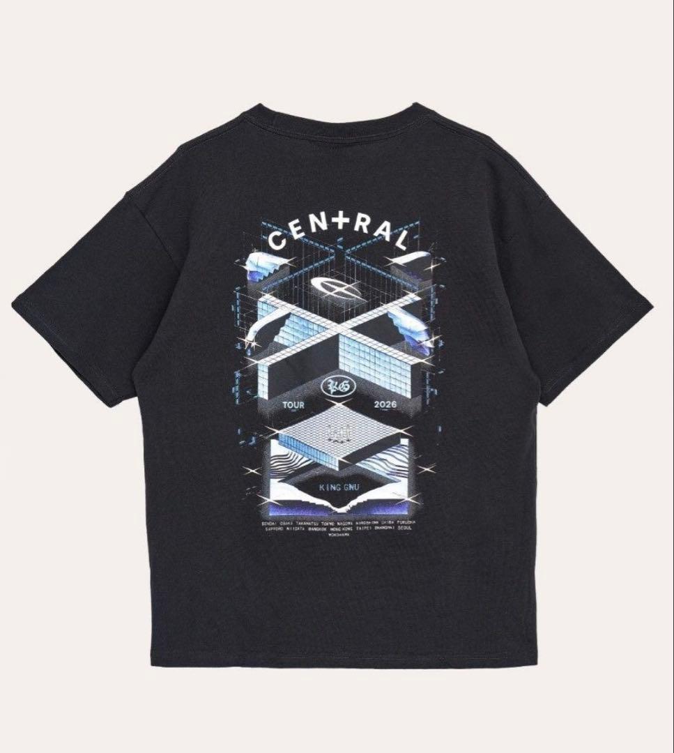新品！King Gnu ツアー グッズ Tシャツ2026 セントラル スミ黒 M