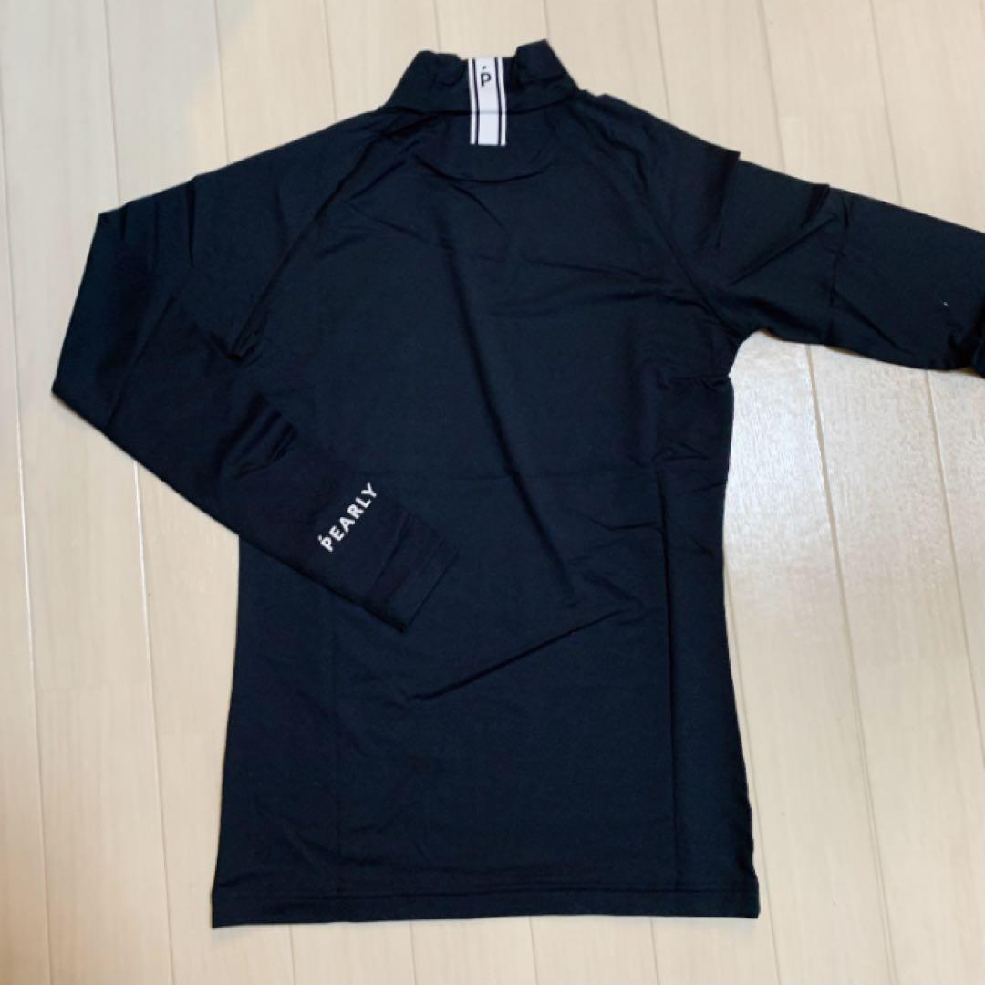 新品■14,300円【パーリーゲイツ】長袖　タートルネック　ウェア 3/S 紺