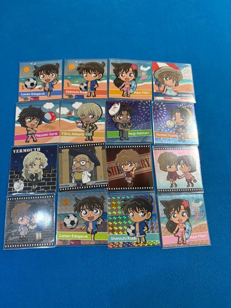 名探偵コナン　シール　アポトキシン4869グミ　ちぢませ隊 コンプリート
