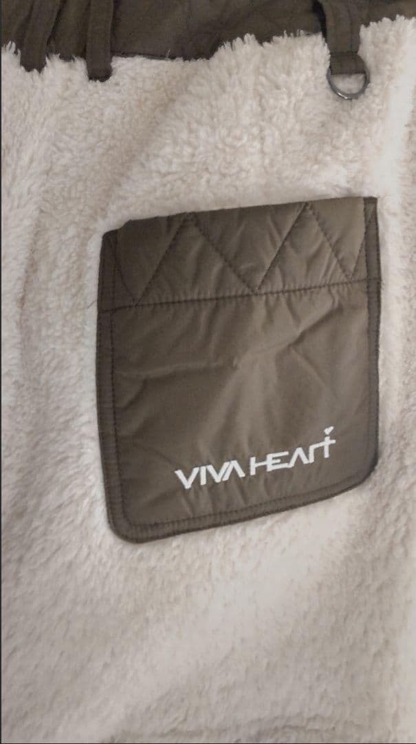 【新品タグ付】VIVA HEART♡ボア×ナイロンタフタ切替ゴルフスカート 40