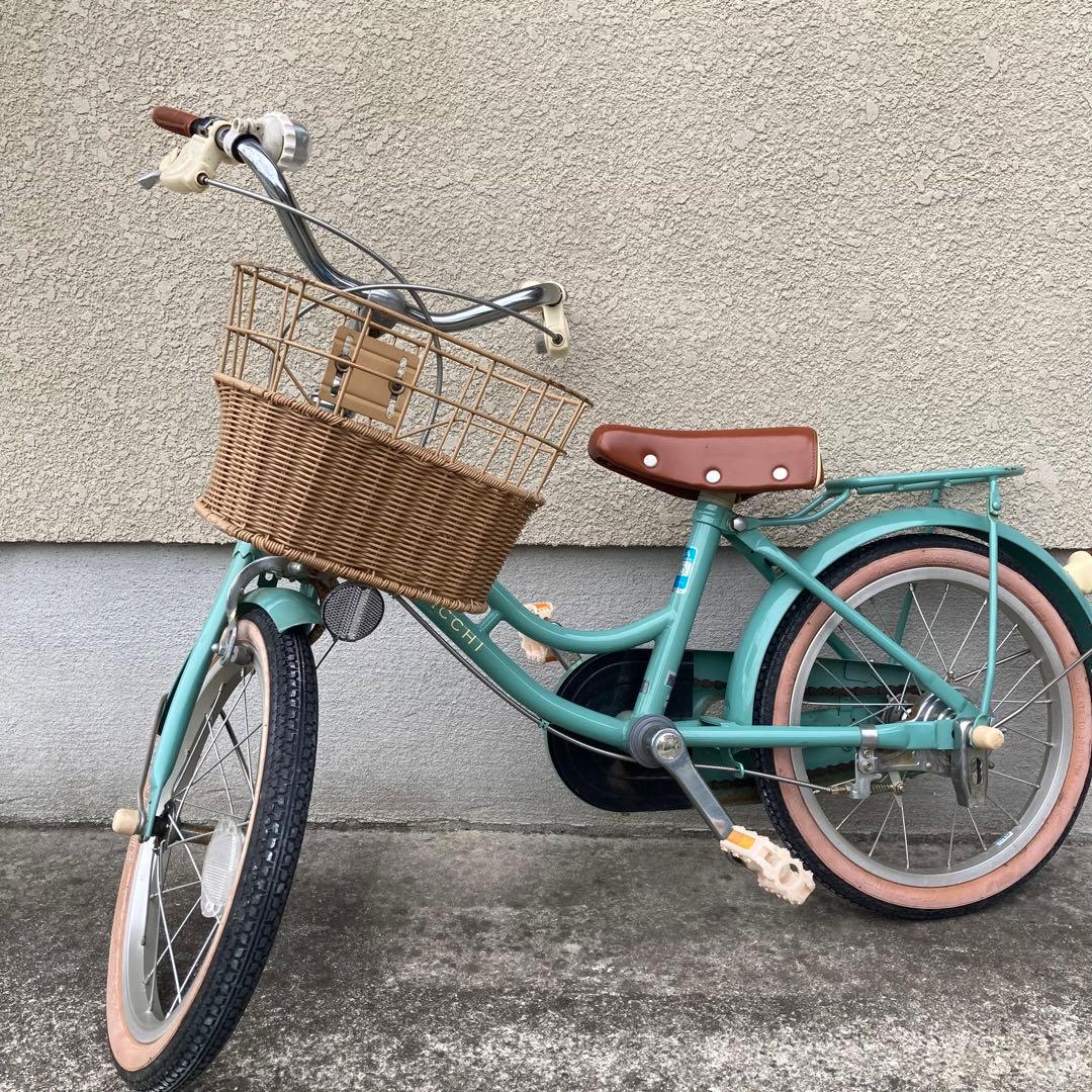 ブリヂストン　子供用自転車　ハッチ　ブルー16インチ