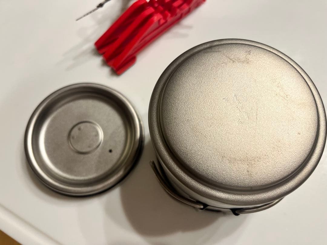 EVERNEW チタン製マグポットとプリムスバーナー
