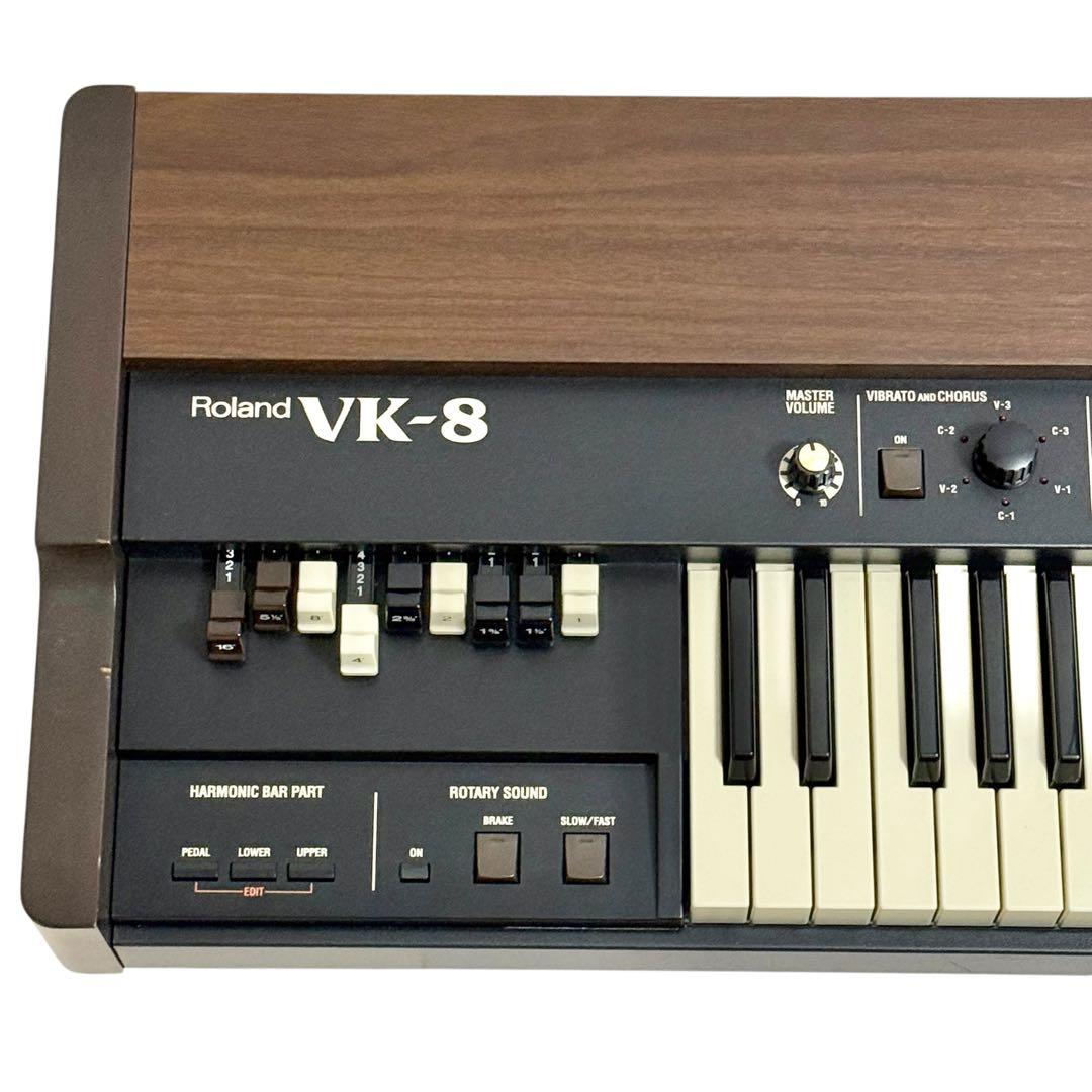【動作品】Roland VK-8 シンセサイザー 純正ケース付 61鍵