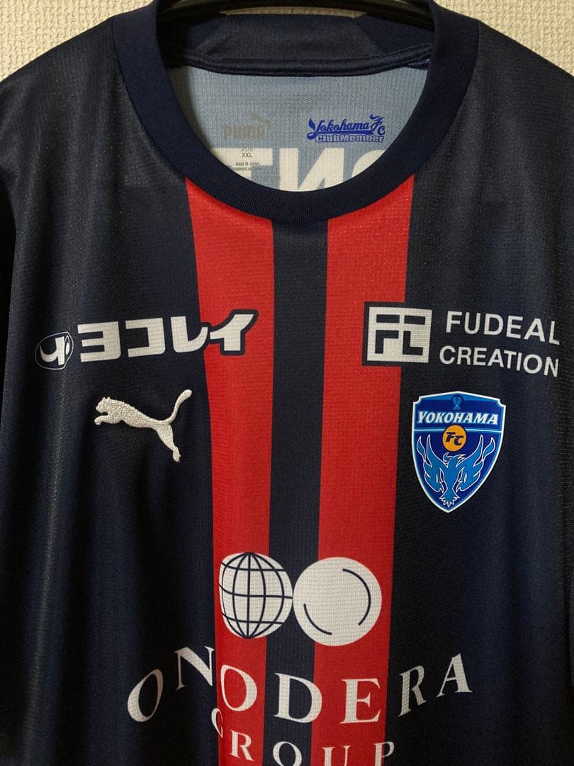Yokohama FC オーセンティックユニフォーム2024夏　ネイビー/レッド