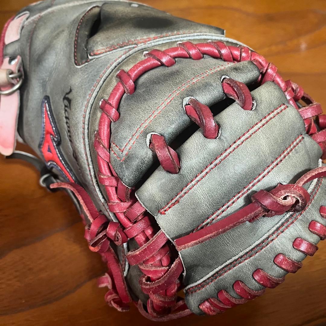 ミズノ 軟式 野球 グローブ 大人用 キャッチャーミット 使用感はあります164