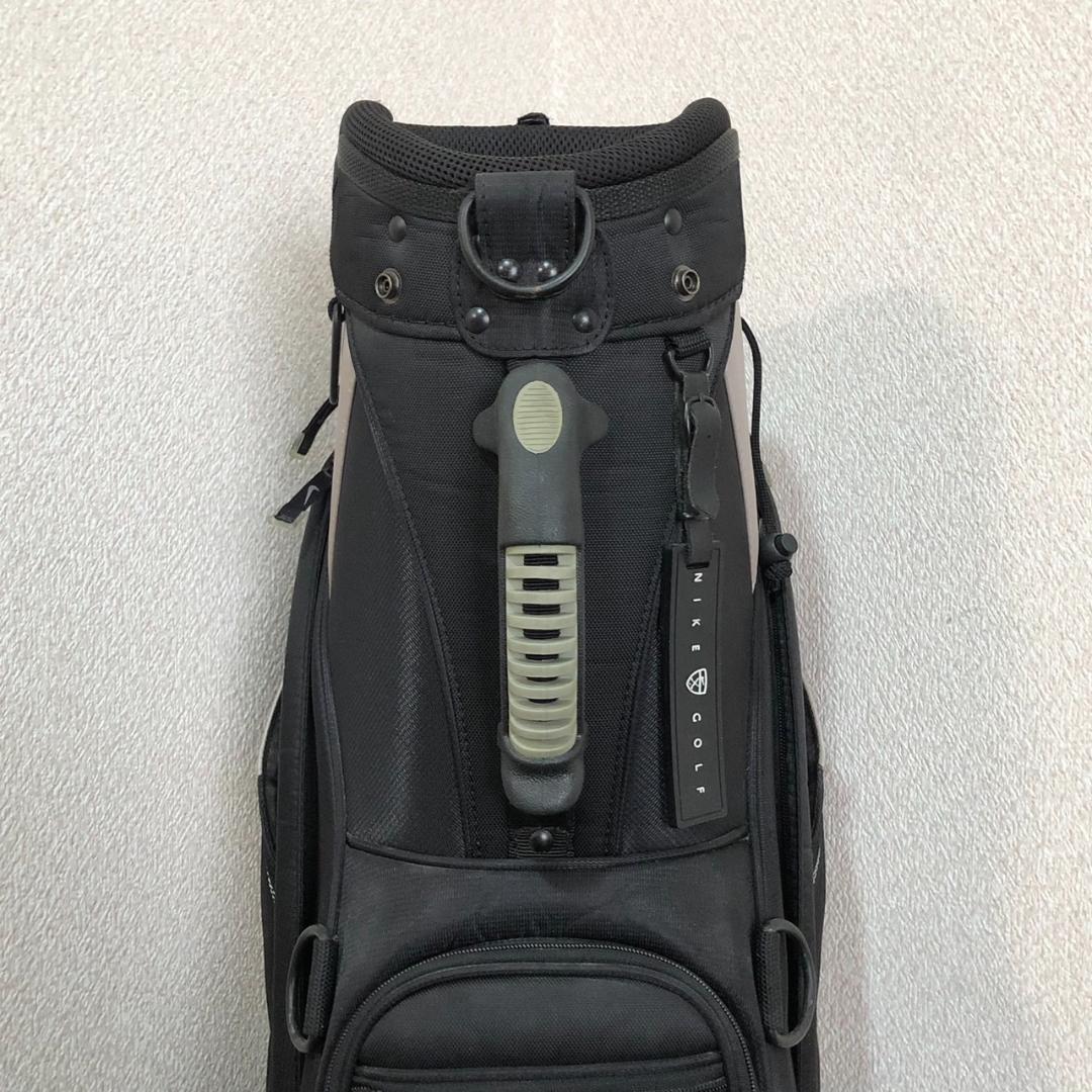 【希少】 NIKE ナイキ ゴルフ キャディバッグ カート型 6分割 ブラック