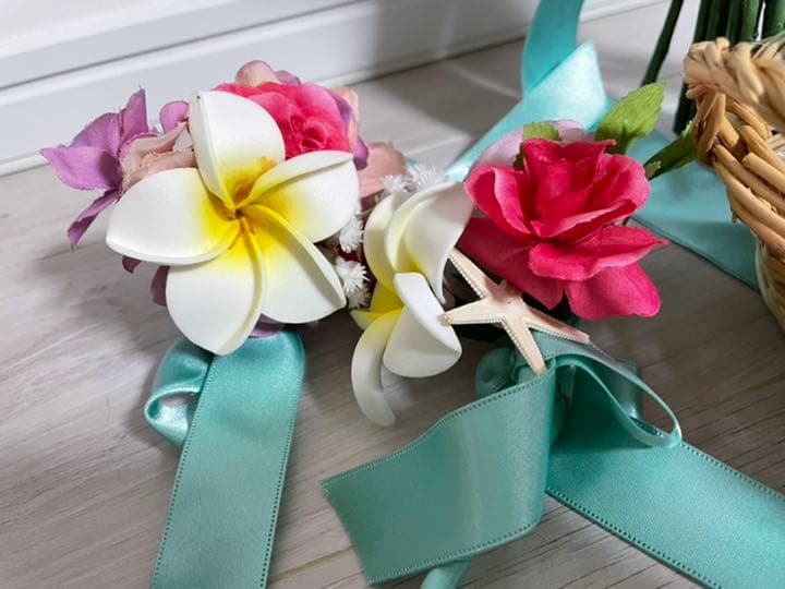 結婚式　ブーケ4点セット