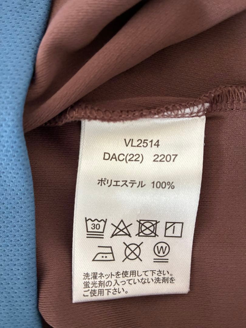 FILA テニスウェア セットSサイズ 青/ブラウン チェック柄