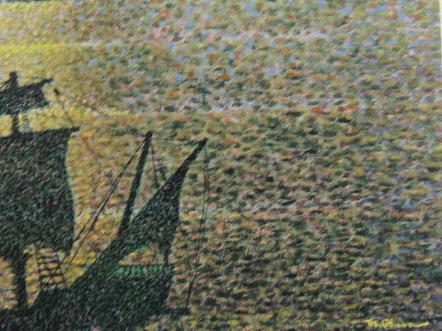 小原稔、【サンタマリア号（明日に望みを）】、希少な大判額装用画集より