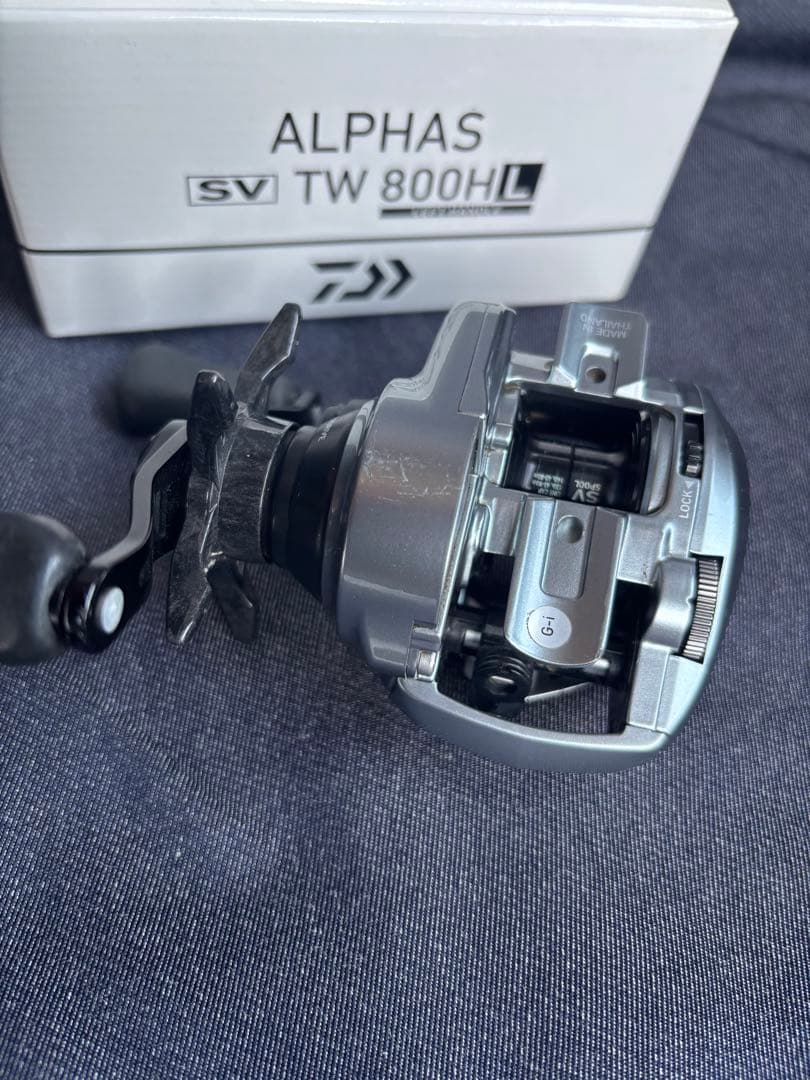 ダイワ 21アルファス SV TW 800HL ベアリング追加