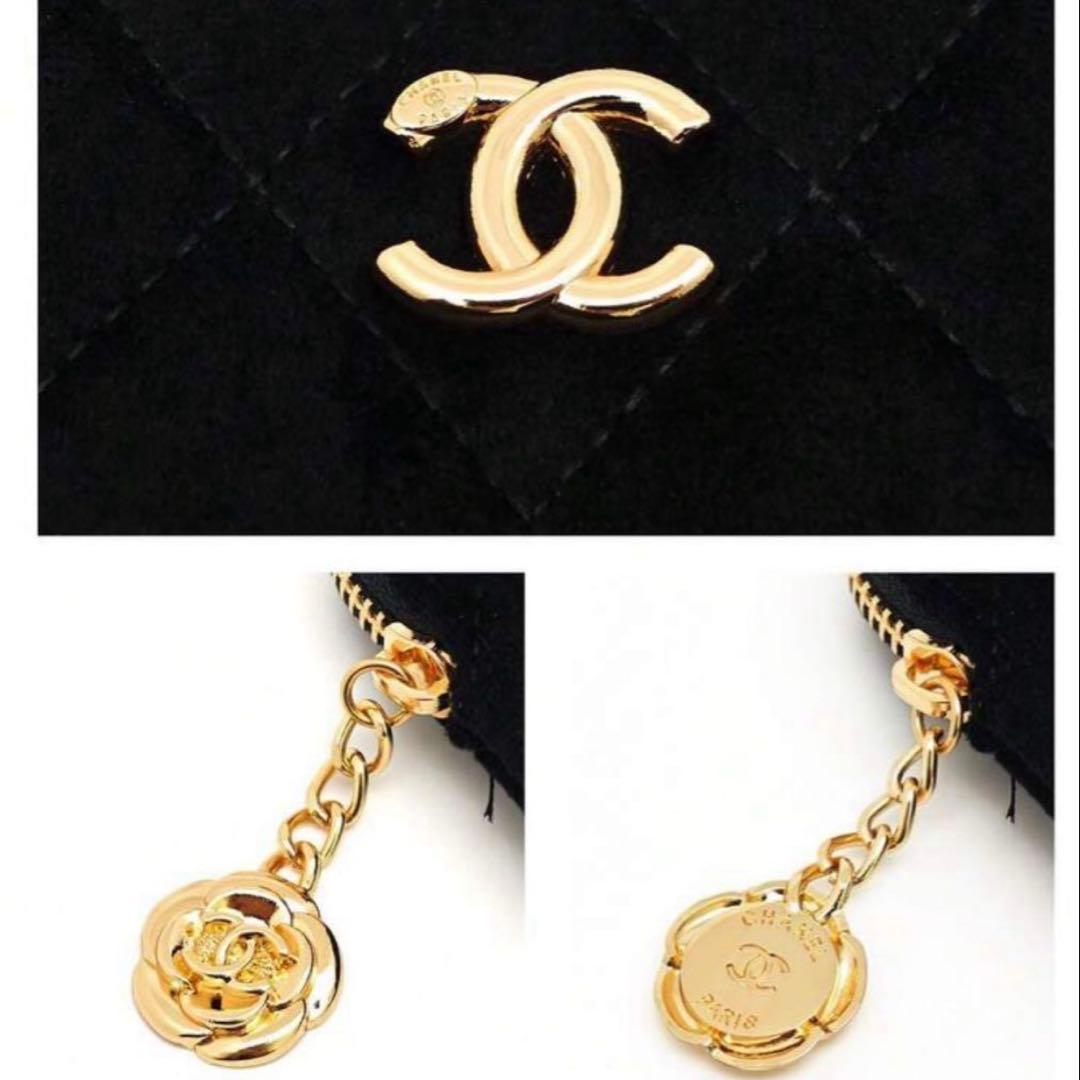 CHANEL マテリアル ベルベット ポータブルメイクアップバッグ ノベルティ
