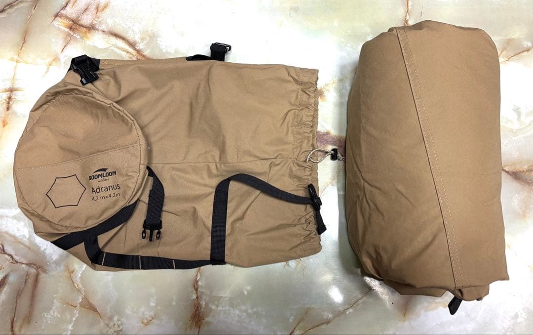 Soomloom ポリコットンヘキサタープ 4.2m x 4.1m 焚き火可