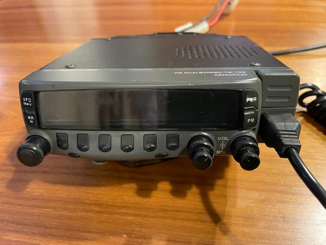KENWOOD TM-733 FM アマチュア無線機　マイク付き