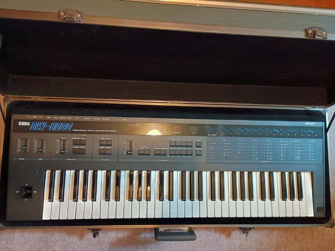 【希少・美品】KORG DW-8000 専用ハードケース付（動作未確認）