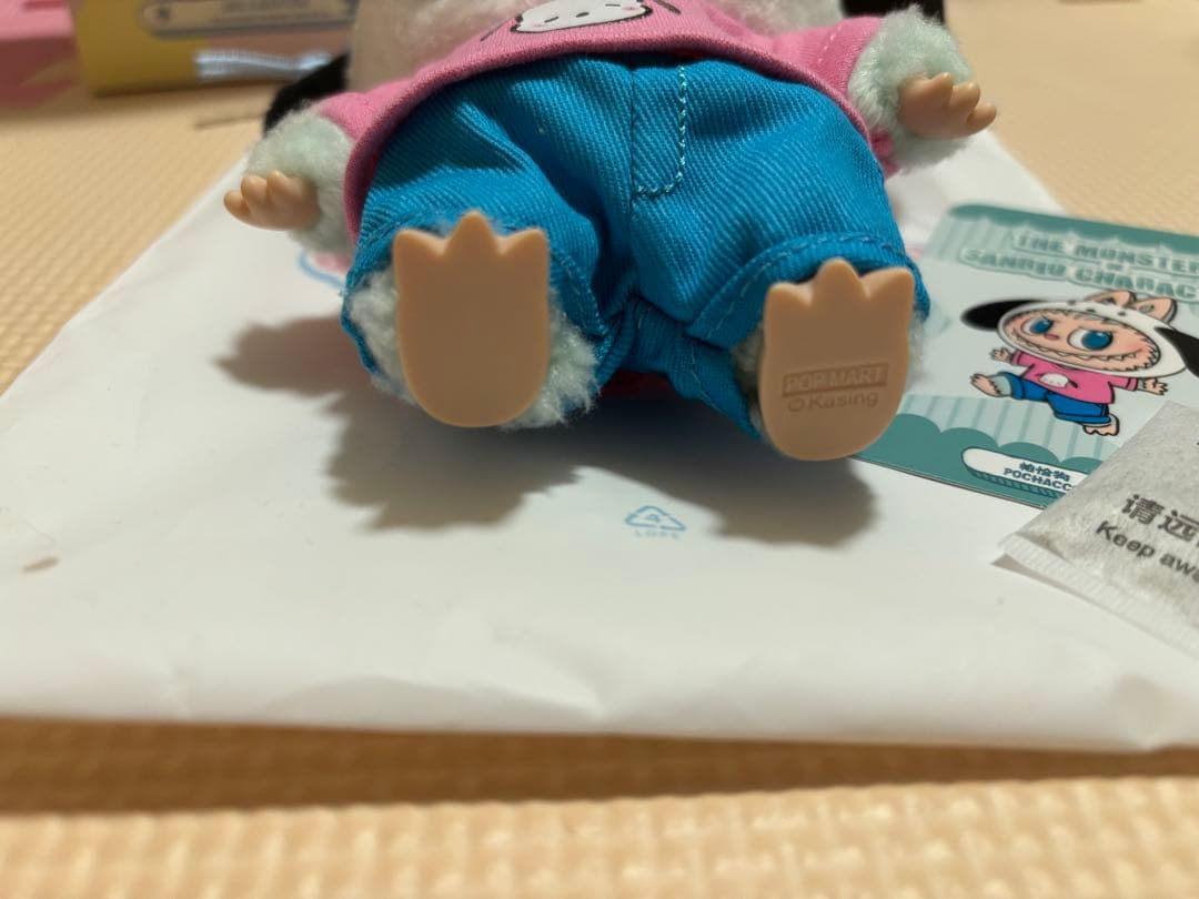 ラブブ×サンリオ ぬいぐるみペンダント マイメロ ポチャッコ 2点セット