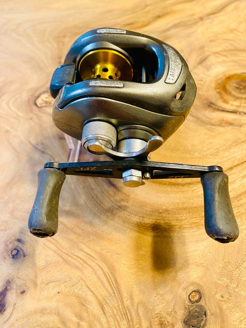 SHIMANO 05 メタニウムXT ガンメタ 右巻き　カスタムハンドル【1】