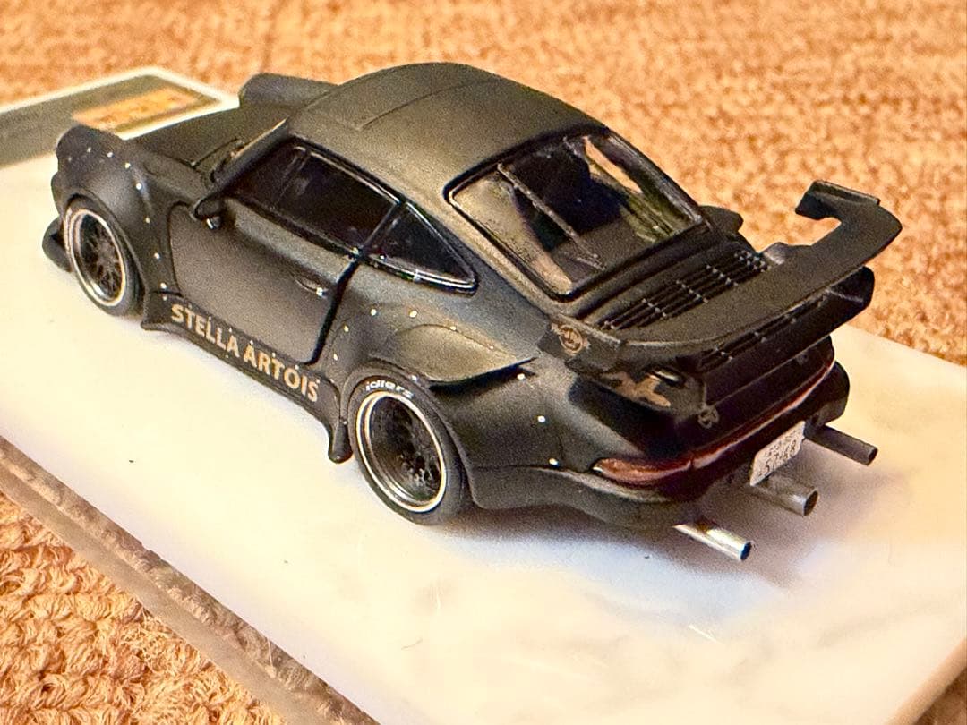 激レア品 1/64 PGM ポルシェRWB 930 Black 中井啓