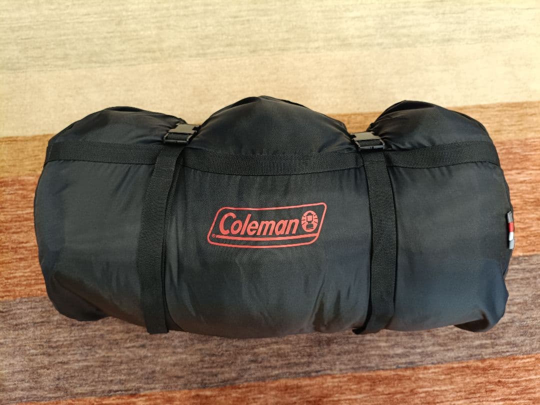 Coleman マミー型寝袋 レッド/グレー