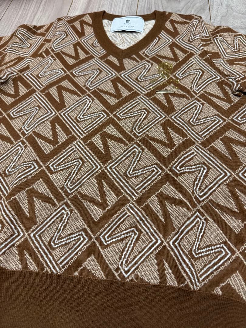 新品　マークアンドロナ　ニット S