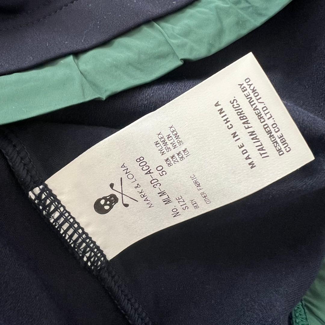 【新品】MARK&LONA マークアンドロナ　ハーフジップ　裏起毛