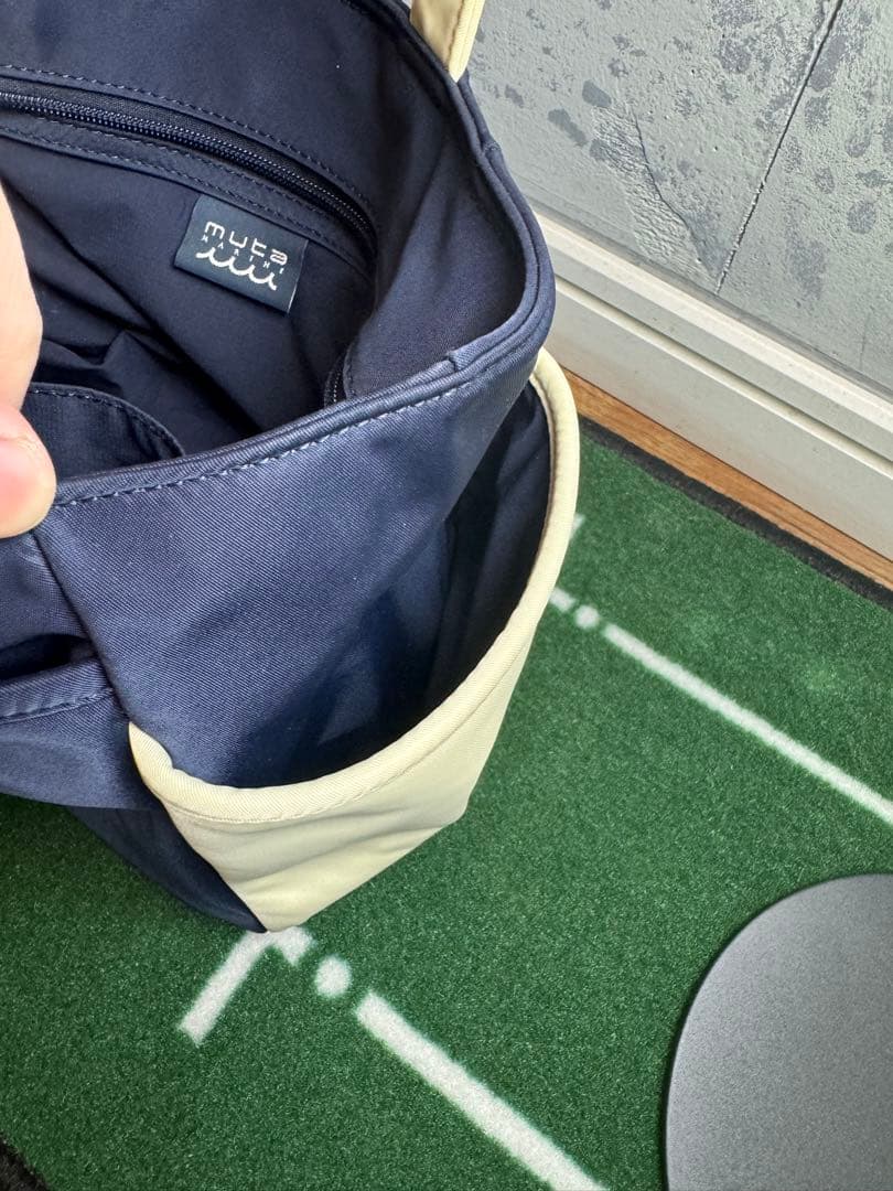 muta カートバッグ ムータ マリン marine golf 黒 紺