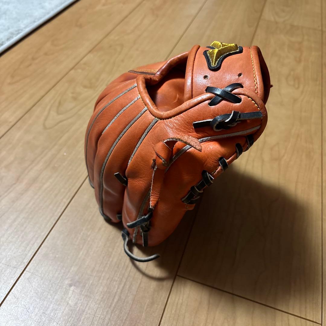 Mizuno 硬式グローブ オレンジ