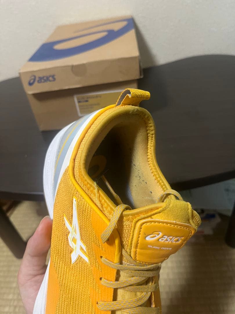 シューズ(男性用) asics GLIDE NOVA FF2 TIGER YELLOW 28cm