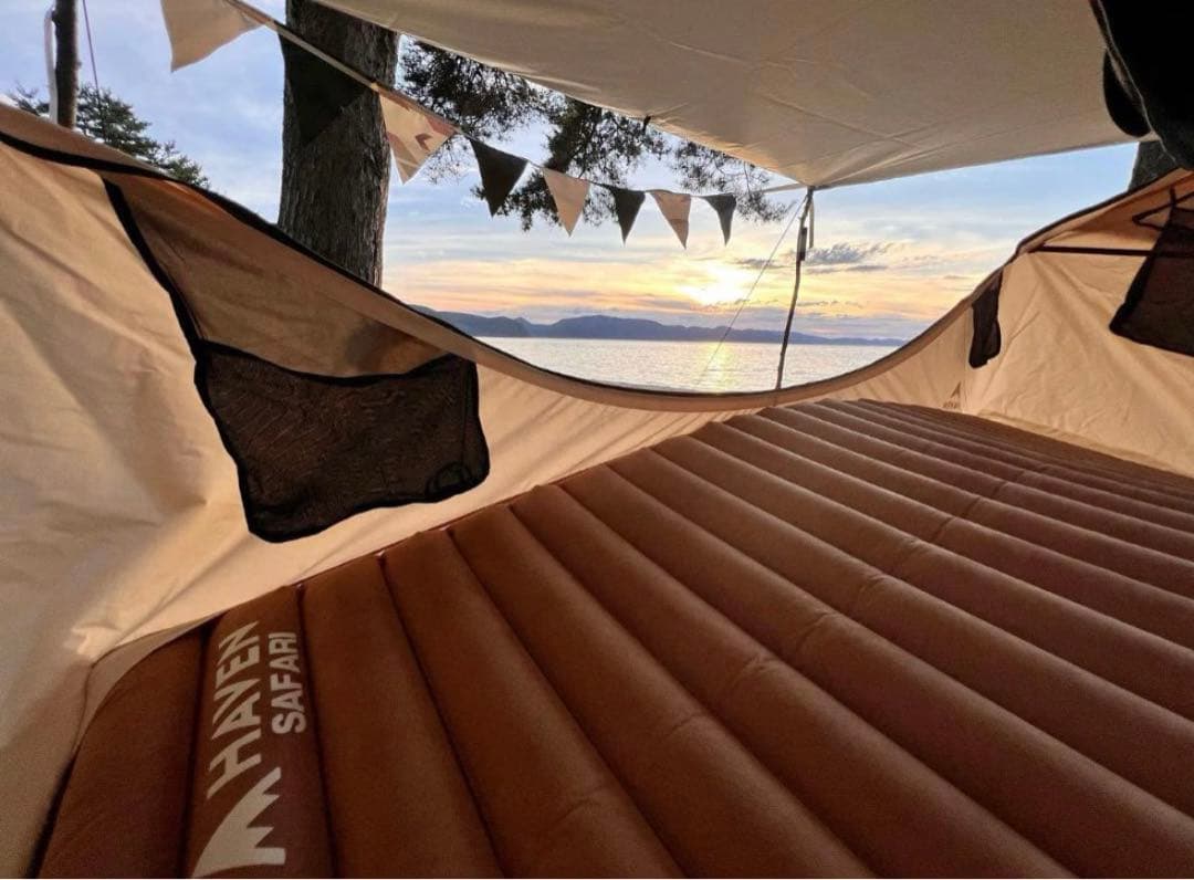 【未使用】Haven Tent ヘブンテント サファリ サンドカラー ライト付