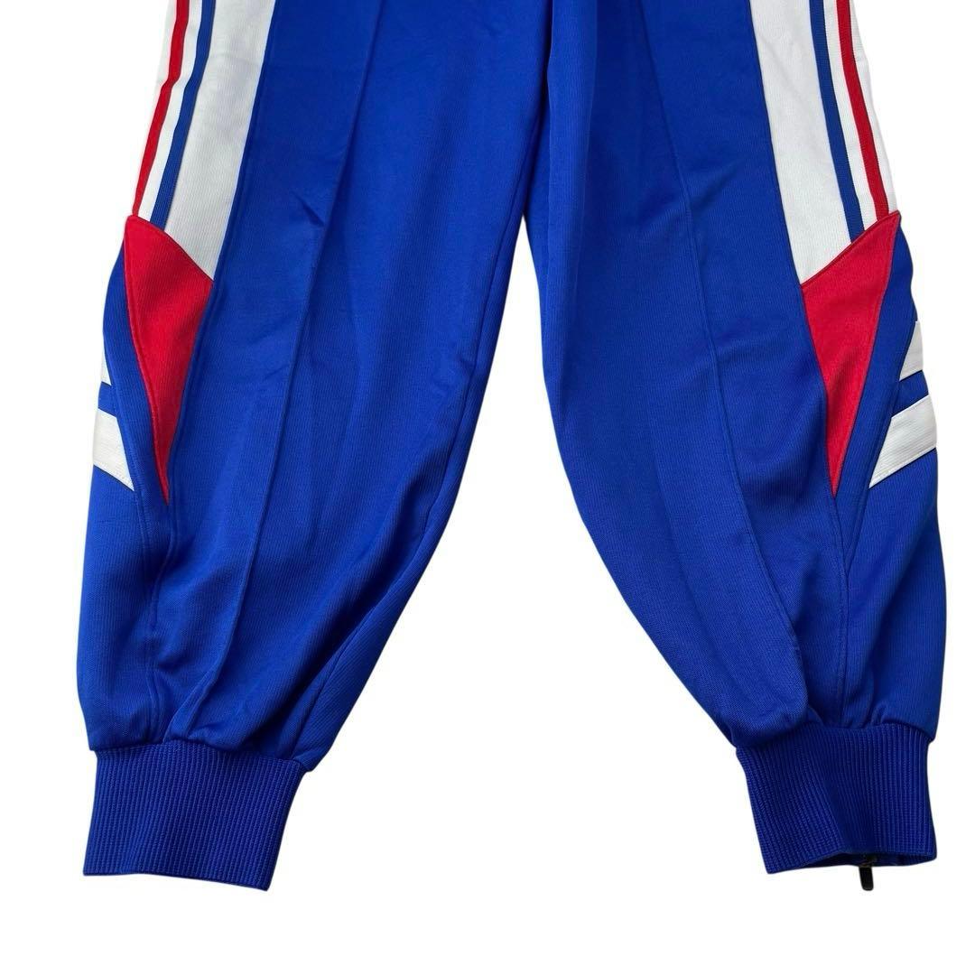 00s adidas トラックパンツ Y2K デサントJASPO O ブルー