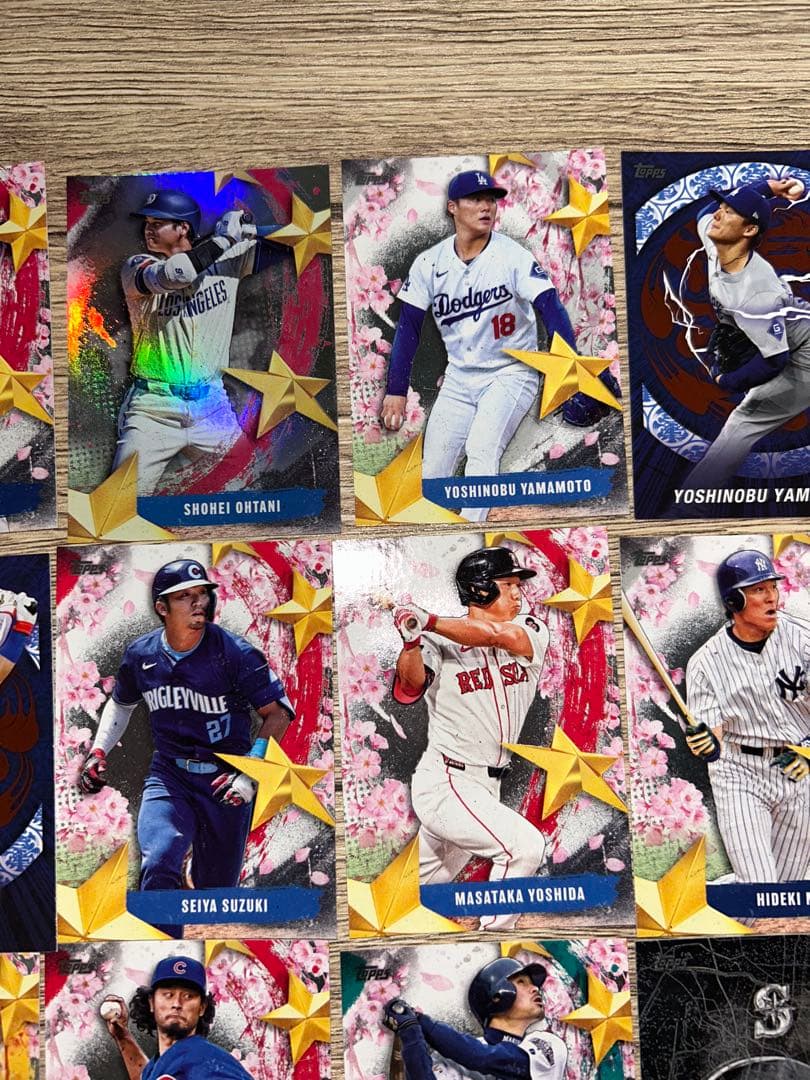 topps 野球カード 大谷翔平、山本由伸、ダルビッシュ有など
