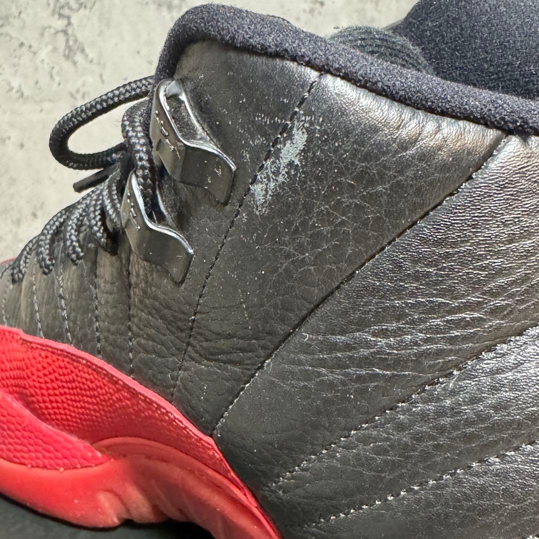 NIKE AIR JORDAN 12 レトロ 6Y ブラック×レッド