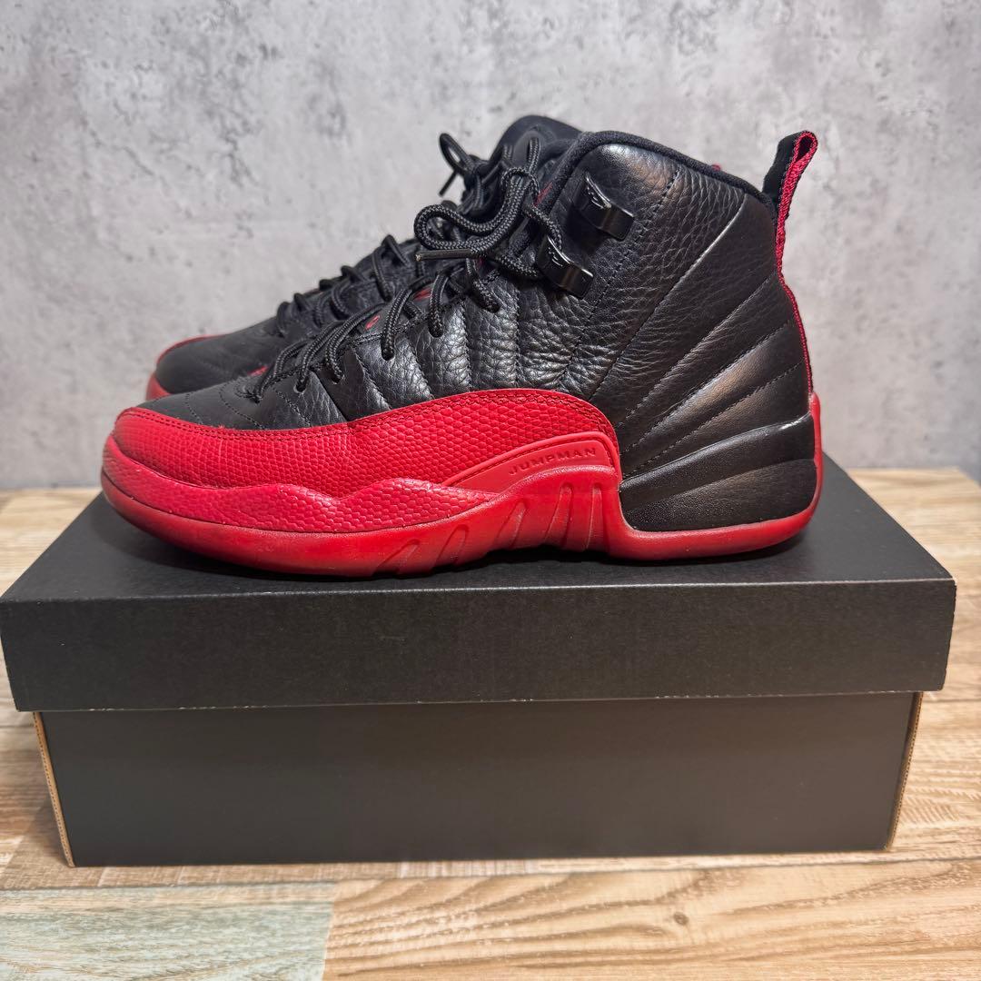 NIKE AIR JORDAN 12 レトロ 6Y ブラック×レッド