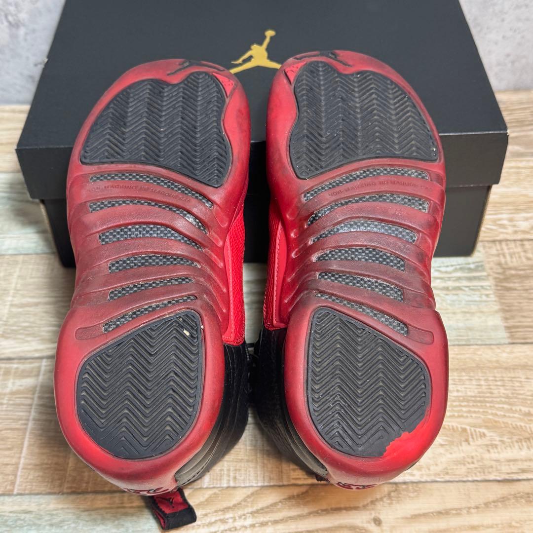 NIKE AIR JORDAN 12 レトロ 6Y ブラック×レッド