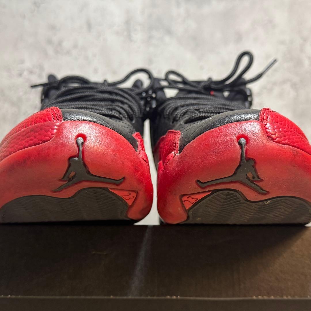 NIKE AIR JORDAN 12 レトロ 6Y ブラック×レッド