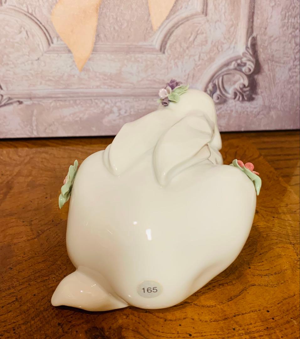 美品&稀少/リヤドロ　可愛いうさぎのフィギュリン