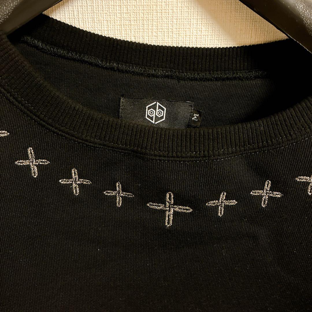 女王蜂　聖戦　スウェット　トレーナー　オーバーサイズ ロゴ刺繍　アヴちゃん