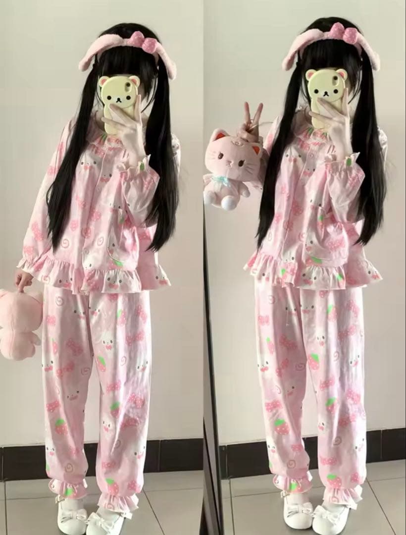 シュガーバニーズ しろうさ パジャマ ルームウェア サンリオ シュガバニ 平成