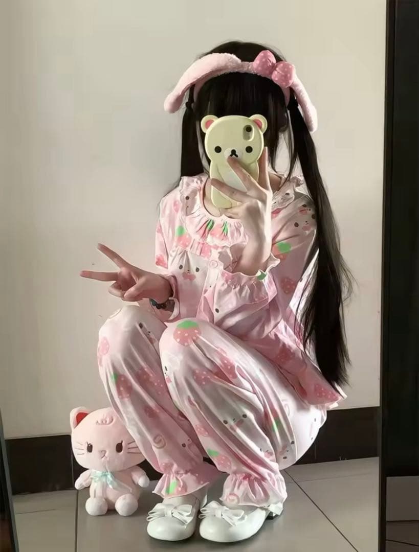 シュガーバニーズ しろうさ パジャマ ルームウェア サンリオ シュガバニ 平成