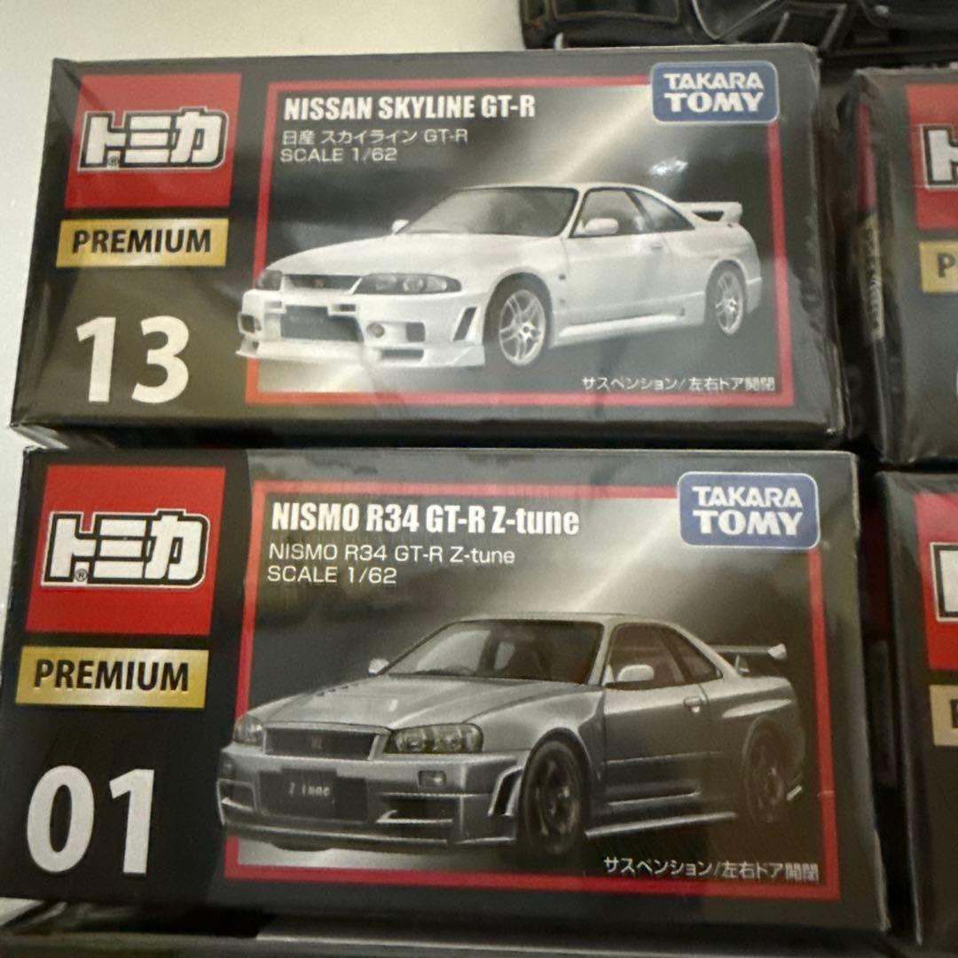 トミカプレミアム　GTR33.34、スープラ、フェアレディZ、GTO、レクサス