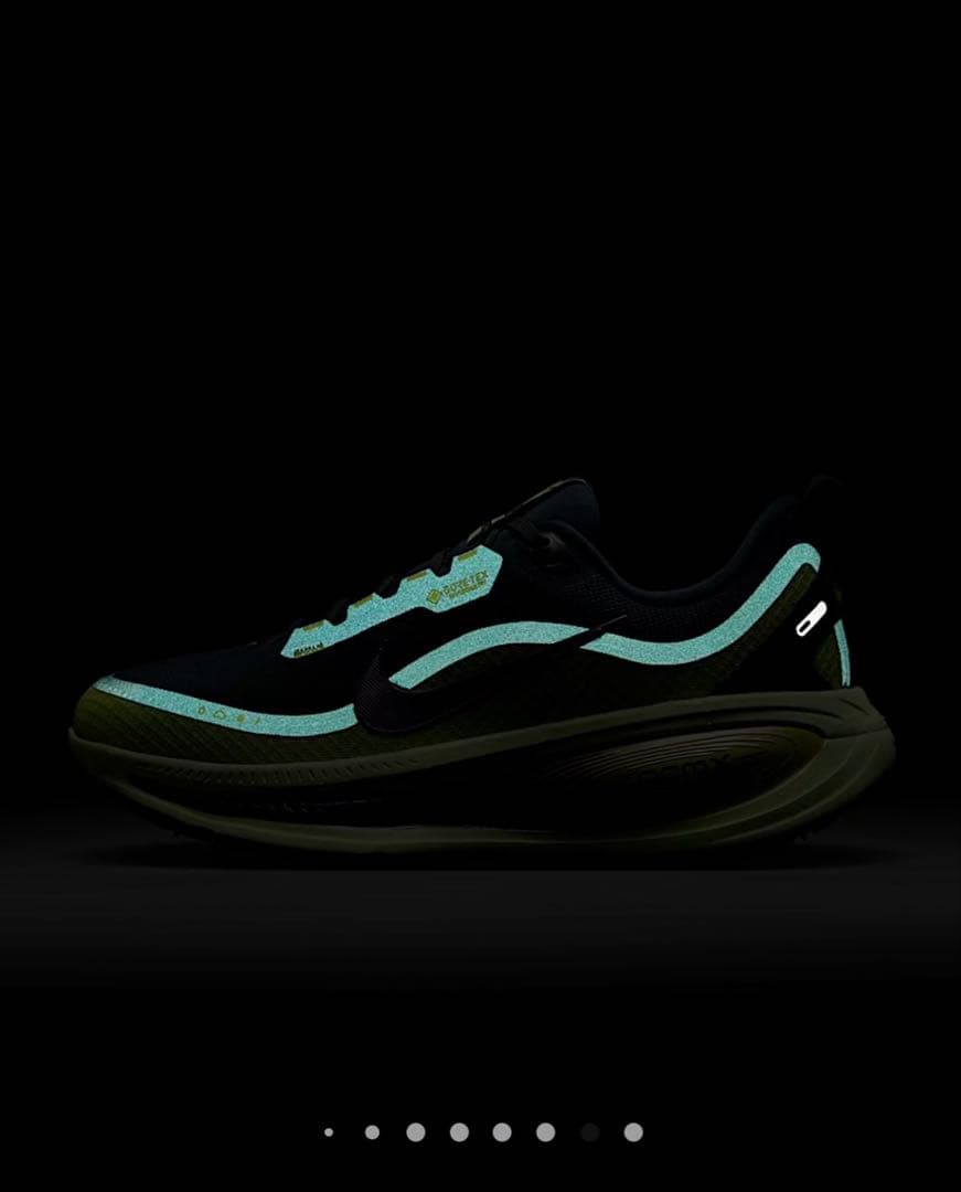 Nike ボメロ18 GTX ダークグリーン/ライム 26.5