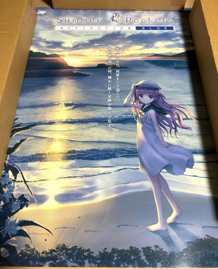9枚 公式ポスター Summer Pockets REFLECTION BLUE