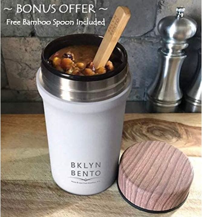 【海外限定】BKLYN BENTO フードジャー 白 20oz(591ml)