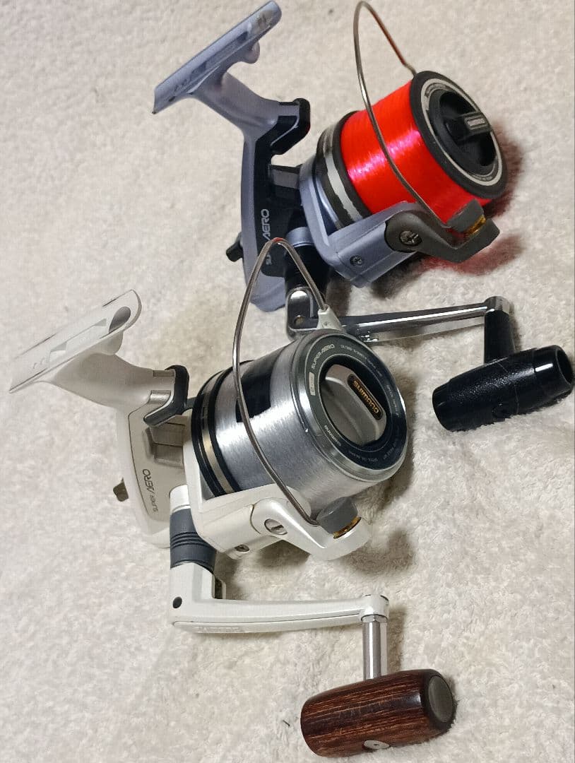 シマノスーパーエアロ7000&5000投げ釣り専用リールまとめて２台