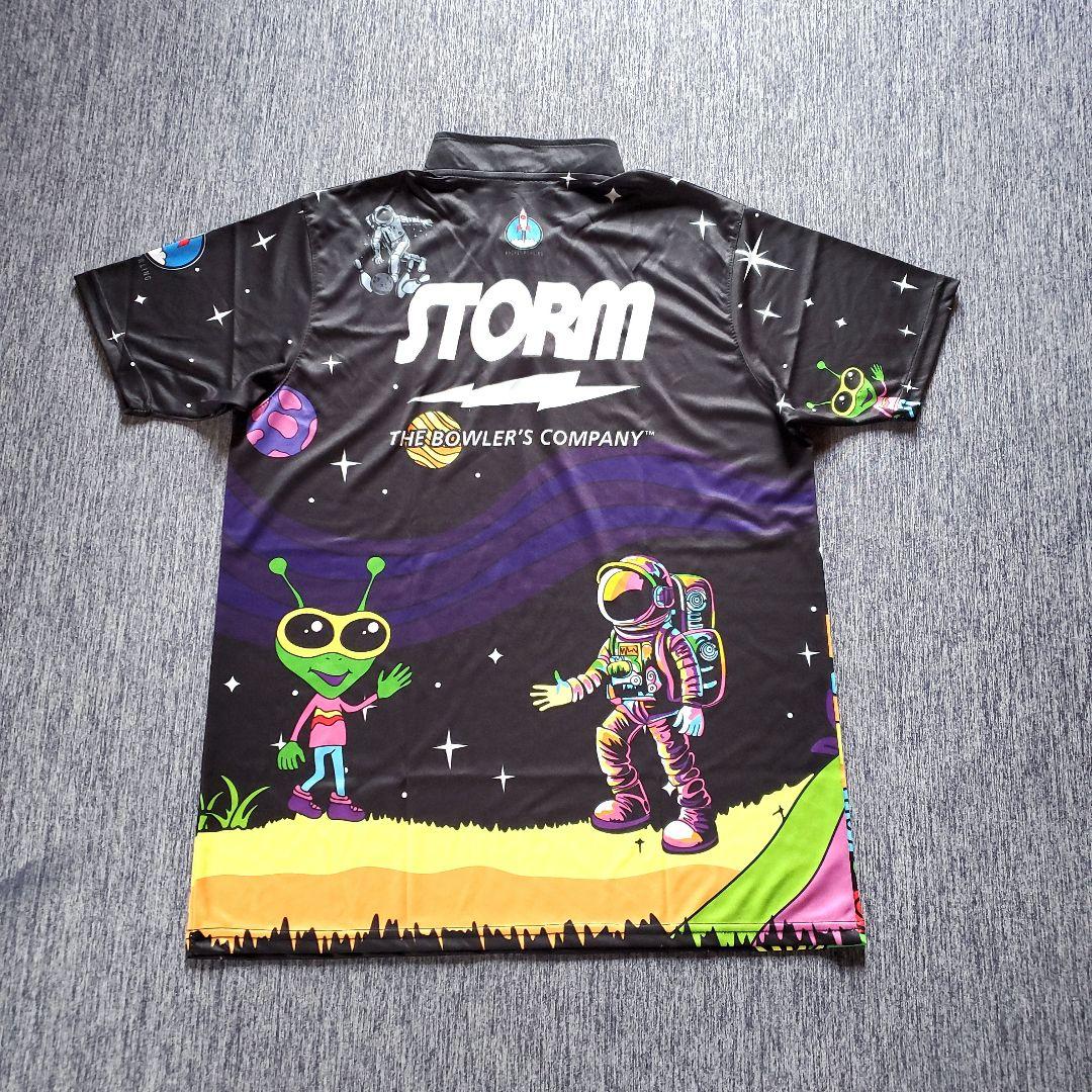 新品✨ストーム【日本サイズL】ブラック　大きめ　ロゴ入り　ボウリング