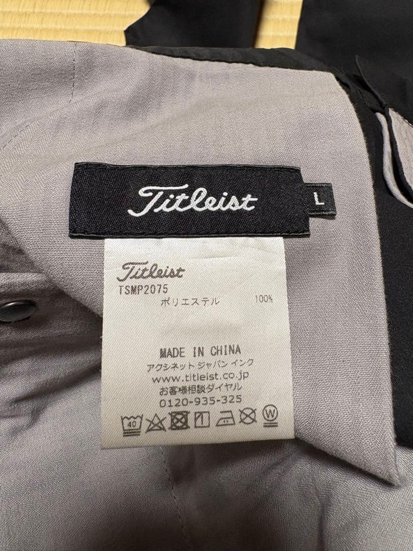 Titleist メンズ ゴルフパンツ ブラック Lサイズ