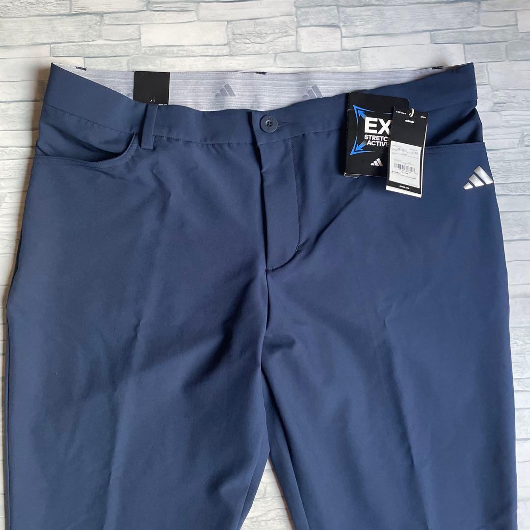 【未使用】adidas アディダス ゴルフパンツKTN28/W100/ネイビー系